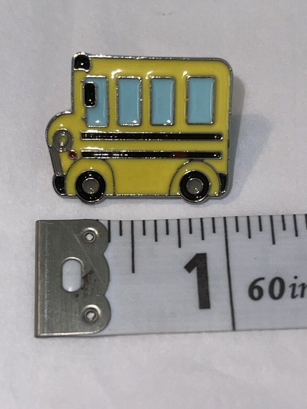 Yellow School Bus Pin Brooch